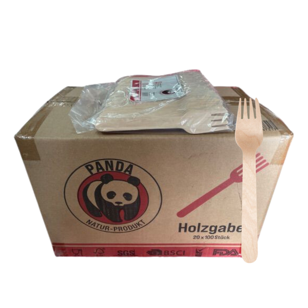 Cardboard Wooden Forks 2000pcs