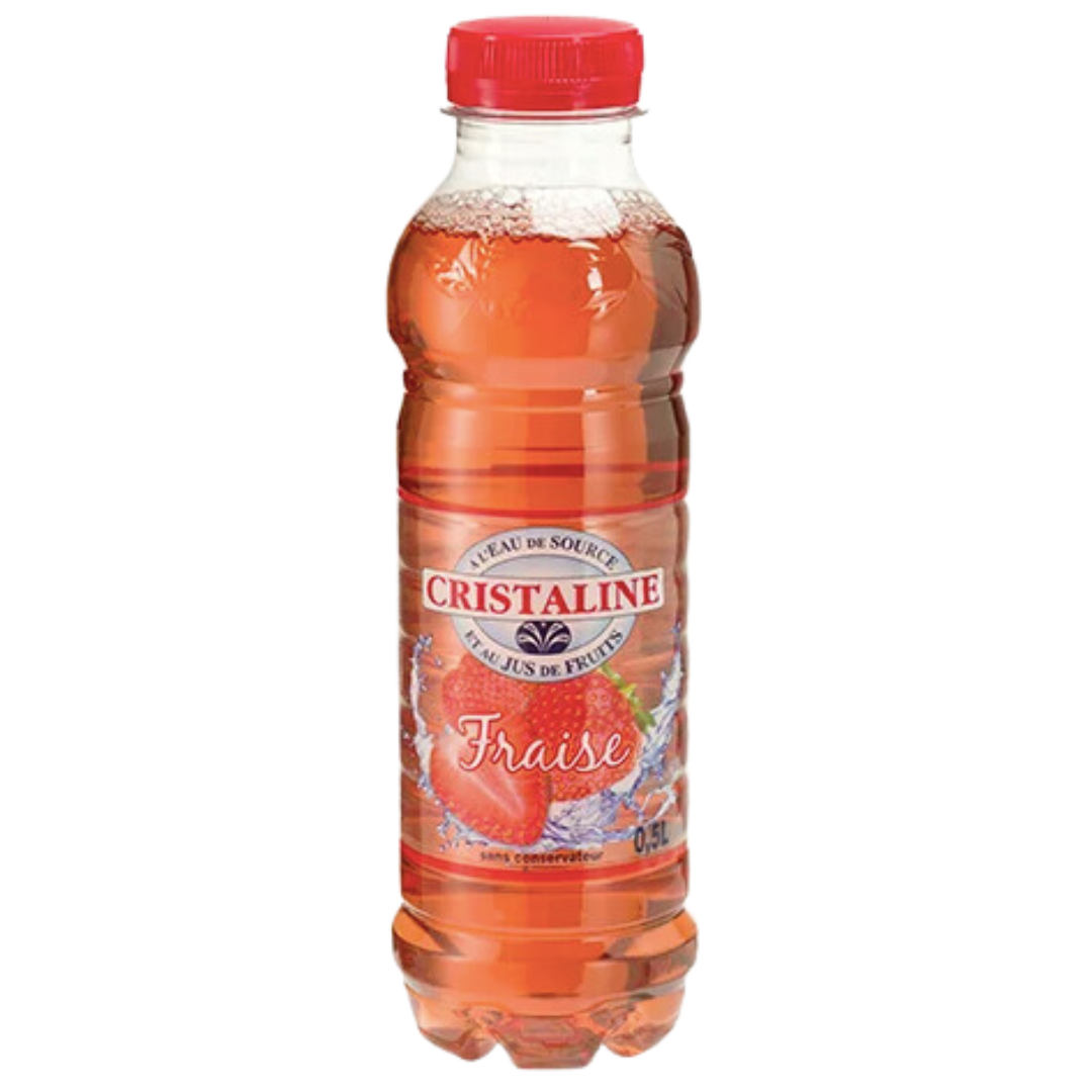 STRAWBERRY CRYSTAL WATER PET 50CLx24