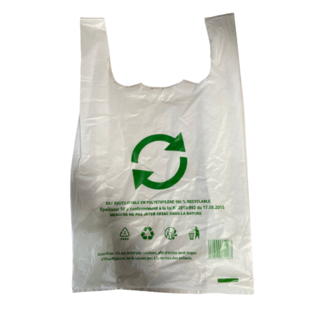 Recyclable Shoulder Bags Paris 48 / 500 pieces