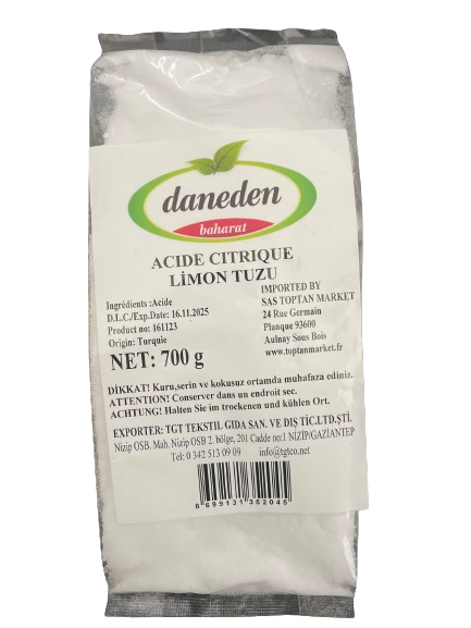 Daneden Citric Acid 700g