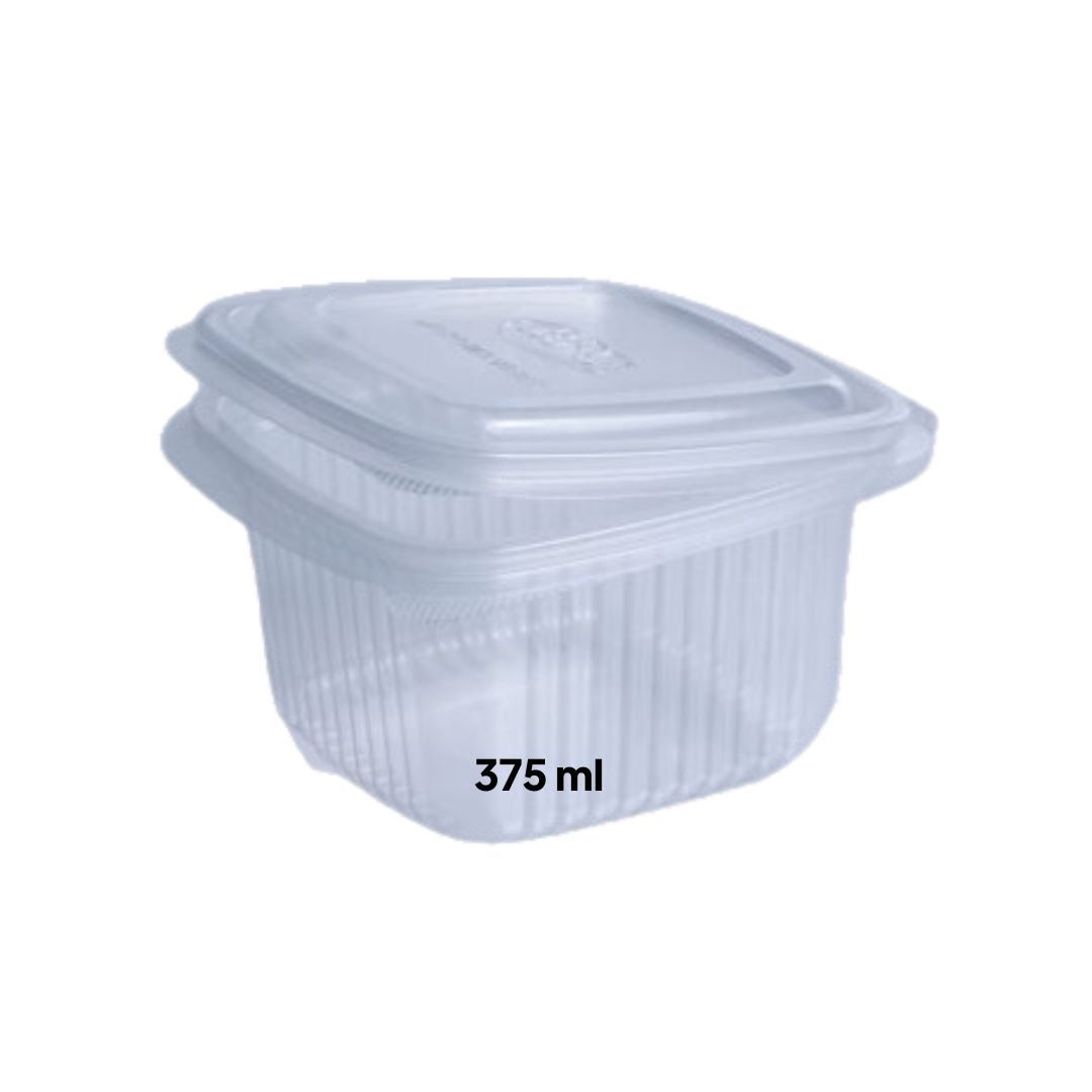 50 Plastic Food Trays 375ml