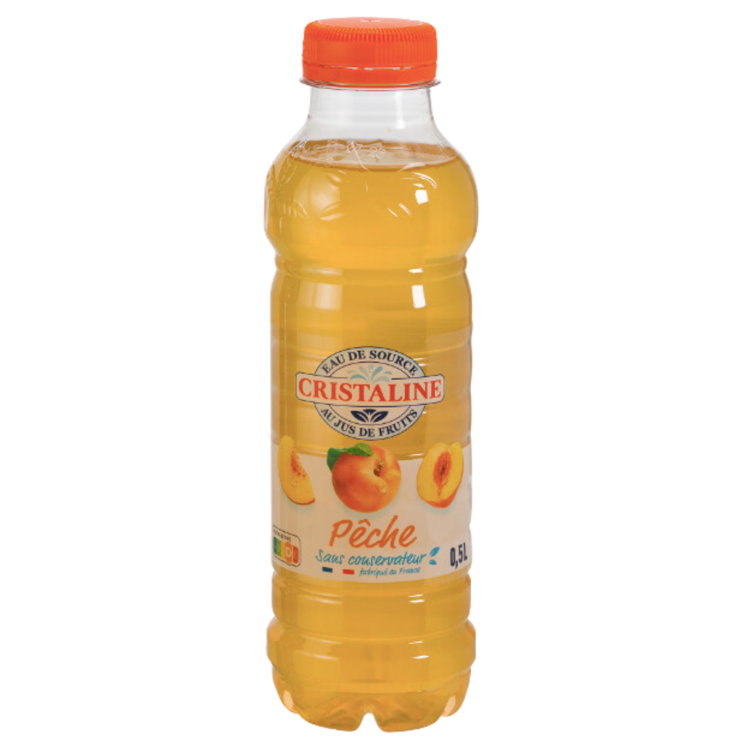 CRYSTALLINE WATER PEACH PET 50CLx24