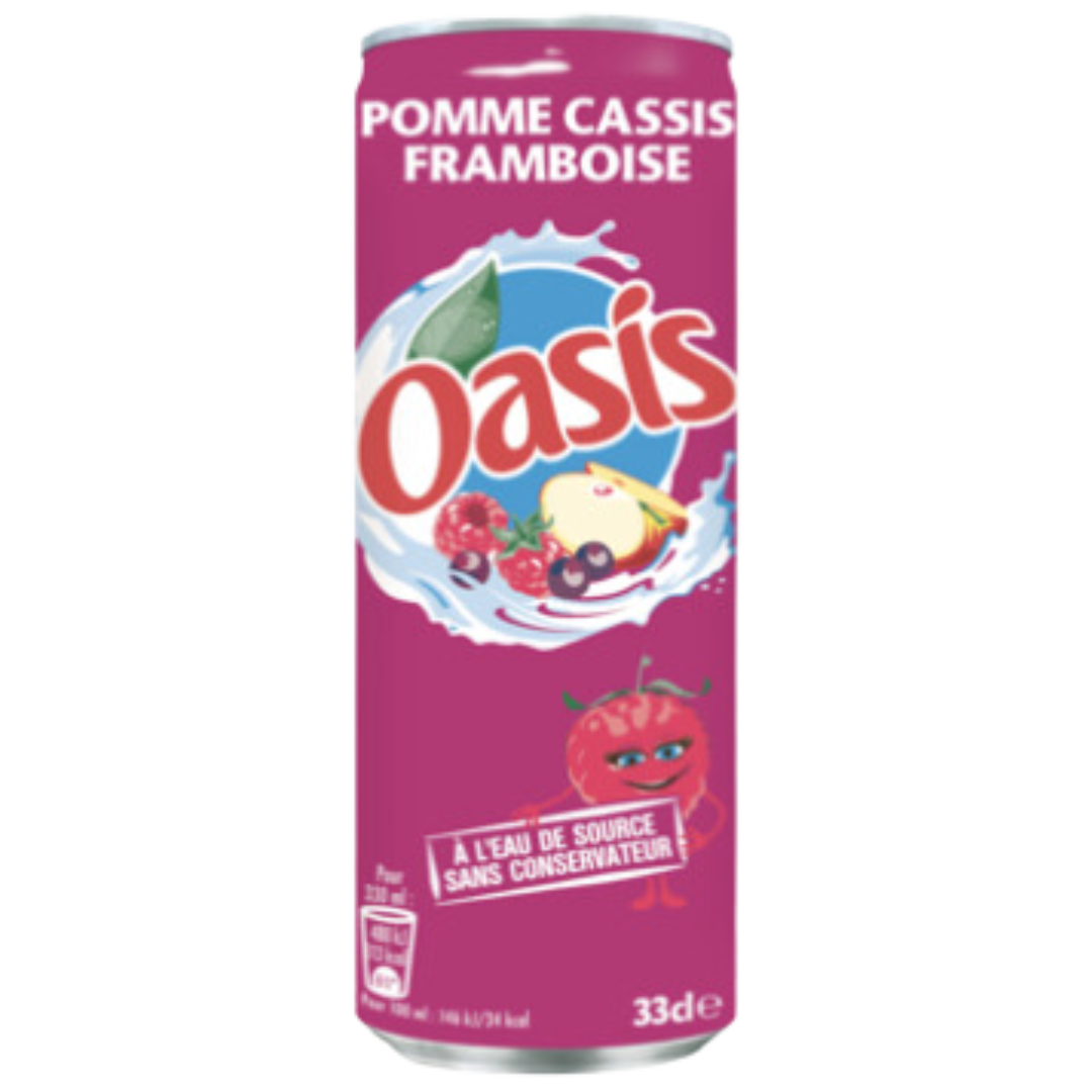 OASIS APPLE BLACKCURRANT RASPBERRY 33CLx24